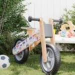 vidaXL egyensúlyozó-kerékpár gyerekeknek szürke nyomattal fotó