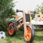 vidaXL egyensúlyozó-kerékpár gyerekeknek narancssárga nyomattal fotó