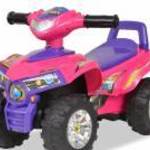 vidaXL rózsaszín/lila gyerek quad hang- és fényeffekttel fotó