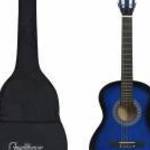 vidaXL kék 3/4-es klasszikus gitár és tok kezdőknek 36" fotó