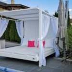 Egyedi luxus baldachin ágy, napozóágy, kerti bútor fotó