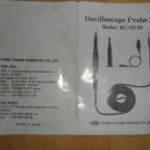 Oszcilloszkóp mérőzsinór szett HC-OP20(Új) fotó