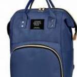 Hátizsák, pelenkázó táska babakocsira, kék - Kruzzel fotó