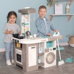 Új! Smoby Tefal elektromos játékkonyha mosógéppel 2 in 1 (36 kiegészítővel) 3+ év fotó