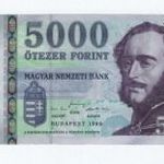 1999 5000 forint BC EF fotó