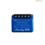 Shelly PLUS 1 Mini GEN3, egy áramkörös WiFi + Bluetooth okosrelé fotó