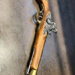 Antik fegyver előltöltős pisztoly Elsüthető fotó