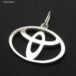 Toyota ezüst medál, kulcstartónak is használható! fotó