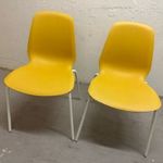 IKEA sárga műanyag szék 2 db eladó, talán LIDAS családból származik fotó