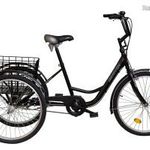 Koliken Gommer három kerekű 1 sebességes kerékpár fekete fotó