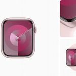 Apple Watch Series 9 45mm GPS, Rózsaszín fotó