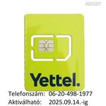 ÚJ!!! Yettel-es (Telenor-os, Pannon-os) normál-micro SIM kártya Könnyű hívószámmal !!! fotó
