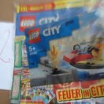 (LE32) ÚJ BONTATLAN LEGO CITY VIZI TŰZOLTÓ HAJÓVAL FIGURA + ÚJSÁG fotó