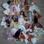 Barbie, my scene és más babák 14db, és 35db ruha egyben fotó