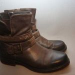 SPM Boots, valódi bőr, barna, bélelt, vagány, kényelmes, komfort bokacsizma, csizma 39-női fotó