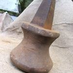 Antik kovácsolt szerszám bádogos rézműves üllő fotó