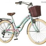 Visitor Bubilas virágos női cruiser kerékpár világoskék fotó