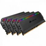 Corsair 32GB DDR4 3200MHz Kit(4x8GB) Dominator Platinum RGB Black CMT32GX4M4Z3200C16 Alkatrész Me... fotó