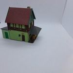 Vasútmodell TT kis ház fotó