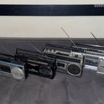 4 db retro Philips boombox, rádiósmagnó eladó egyben hibásak fotó