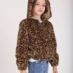 I girls wear Leopárdmintás bunda kabát lány 6 év / 116 fotó