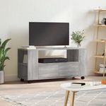 Szürke sonoma színű szerelt fa TV-szekrény 102x34, 5x43 cm fotó