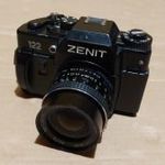 Zenit 122 tükörreflexes fényképezőgép + REVUENON 35MM, f=2, 8, M42 objektív fotó