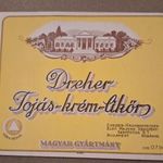 Italcímke, Alkoholos címke gyűjtemény (100) Dreher Tojás Krém Likőr nagy méret (1920-1930) 1Ft! fotó
