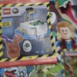 ÚJ BONTATLAN JURASSIC WOLRD LEGO, RAPTOR A LABORBAN ÉS TOJÁSOK+ ÚJSÁG POSZTERREL+ LIMIT KÁRTYA fotó