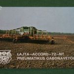 Kártyanaptár, MMG, Mosonmagyaróvári mezőgazdasági gépgyár, Lajta vetőgép 1978, , S, fotó