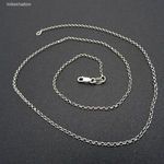 Női ezüst lánc, gyöngy anker 45 cm (1 mm) fotó