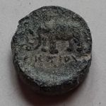 III. Antiochos Szeleukida birodalom Sardes Kr.e: 223-187 Apollo és elefánt napernyővel 2, 33g 11-12mm fotó