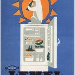 Villamosplakát: Lehel új típusú hűtőszekrény, Keravill, 1961, jegesmedve fotó