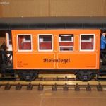 LGB 37075 személykocsi, Stainzer Flascherlzug "Rosenkogel", narancs színű, hibátlan !!! fotó