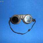 Régi motoros/ vagy hegesztő szemüveg veterán szemüveg ... vas keret nem műanyag fotó