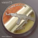 AK-47 KALASNYIKOV, EZÜSTÖZÖTT FANTÁZIA ÉREM, PP! fotó