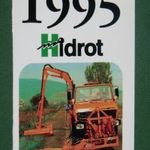 Kártyanaptár, Hidrot, Mercedes útkarbantartó munkagép, teherautó, 1995 , H, fotó