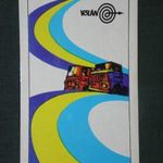 Kártyanaptár, Volán vállalat, Budapest, grafikai rajzos, Rába, IFA teherautó, 1974 , V, fotó