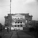 3 darab negatív, Nemzeti Színház épülete közvetlenül a bontása előtt, Budapest, Blaha Lujza tér, ... fotó