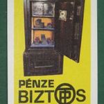 Kártyanaptár, OTP takarékpénztár, széf, páncélszekrény, 1977 , A, fotó
