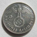 2 márka, 1938 E , ezüst, ritka, Németország fotó