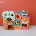 Eredeti Hasbro LPS Littlest Pet Shop ClubHouse épület ház + majom állatfigura !! 70cm fotó