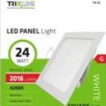 Mennyezeti LED lámpa – négyzet 24W természetes fehér fotó