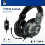 Bigben Interactive Stereo Gaming Headset V3 Camo Green (PS4) fotó