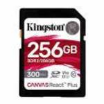 Kingston 256GB SDXC Class10 UHS-II U3 V90 Canvas React Plus fotó