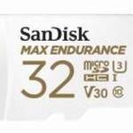 Sandisk 32GB microsSDHC Max Endurance Class 10 U3 V30 adapter nélkül fotó