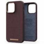 Njord Genuine Leather Case iPhone 14 Pro Max Dark Brown fotó