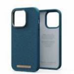 Njord Fabric Tonal Case iPhone 14 Pro Deep Sea fotó