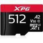 XPG AUSDX512GUI3XPGA2-R 512 GB MicroSDXC UHS-I Class 10 memóriakártya - ADATA fotó