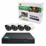 Új Full AHD CCTV 4 Kamerás Komplett Biztonsági Megfigyelő Rendszer fotó